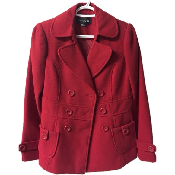 Forever 21 Button Tab Coat - Picture 4 of 4